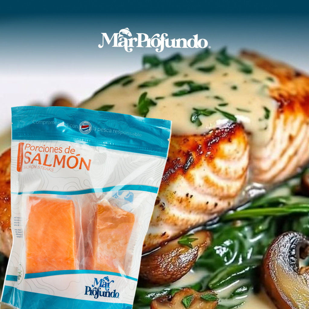 SALMÓN PORCIONES C/PIEL (500g)